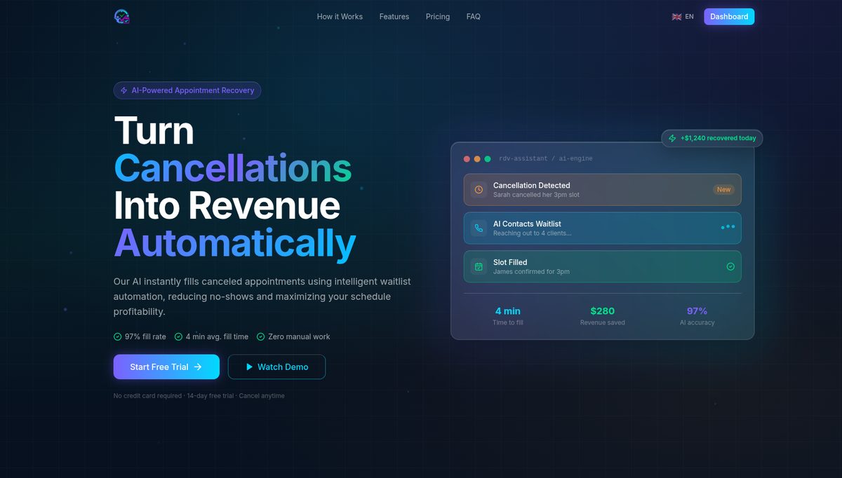 Appointment Assistant — web home